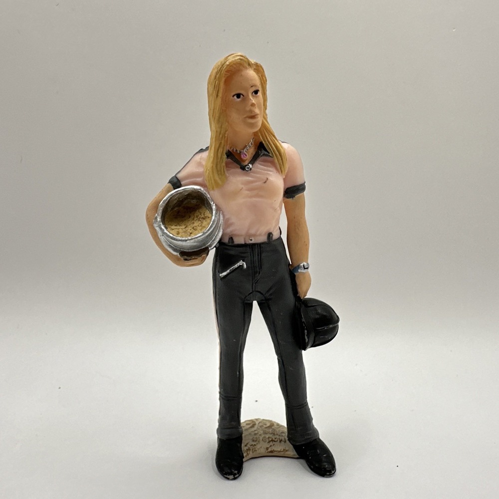 Retired Schleich #13454 Groom Feeding - Woman Figure